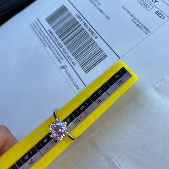 14k Rose Gold 2ct Round Engagement Ring 3 4 5 6 7 - Picture 11 of 11